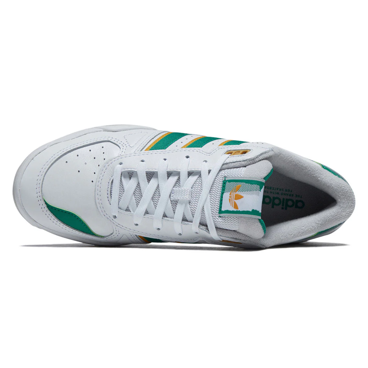 Adidas Tekkira Cup Shoes - Ftwr White/Court Green/Preloved Yellow - Image 3