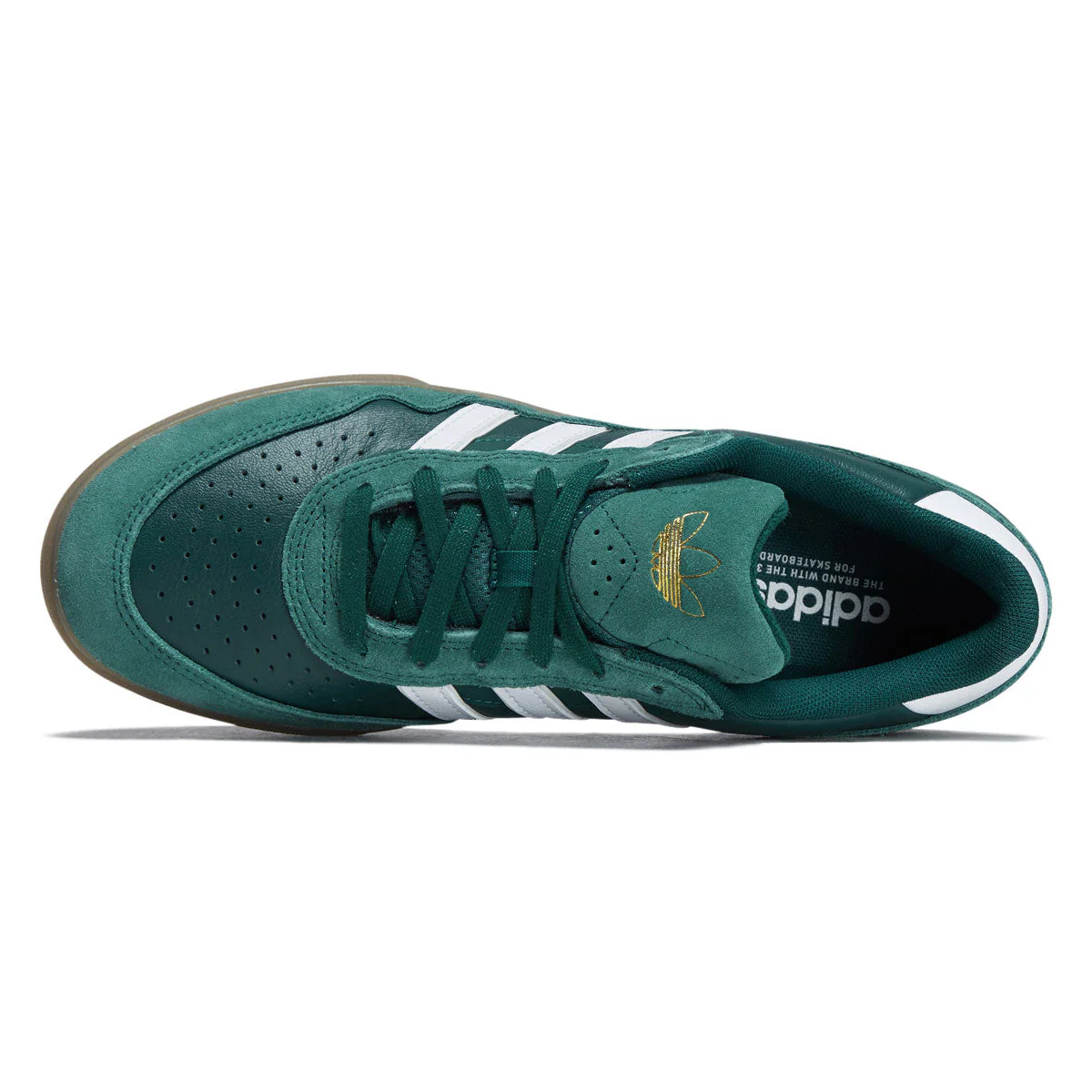 Adidas Tyshawn II Shoes - Collegiate Green/White/Gum - Image 3