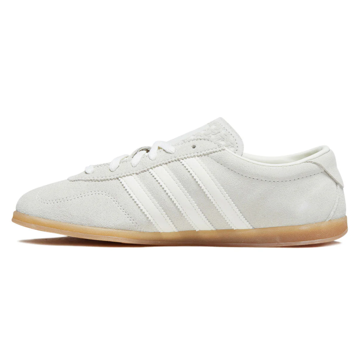 Adidas Womens Gazelle Lo Pro Shoes - Ivory/Off White/Gum - Image 2