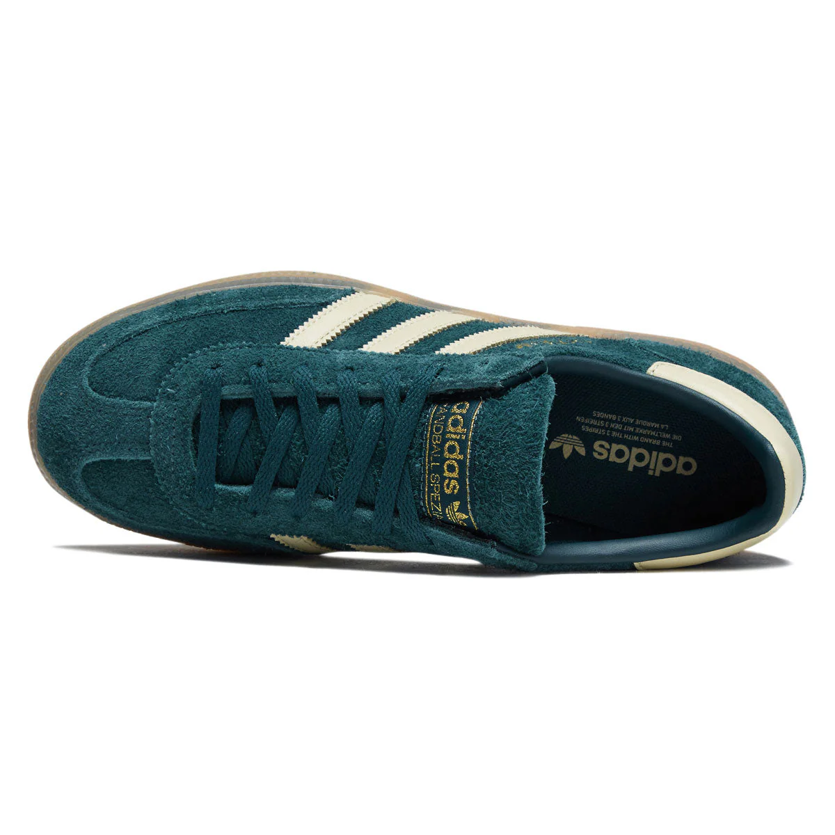 Adidas Womens Handball Spezial Shoes - Rich Green/Warm Vanilla/Gold Metallic - Image 3
