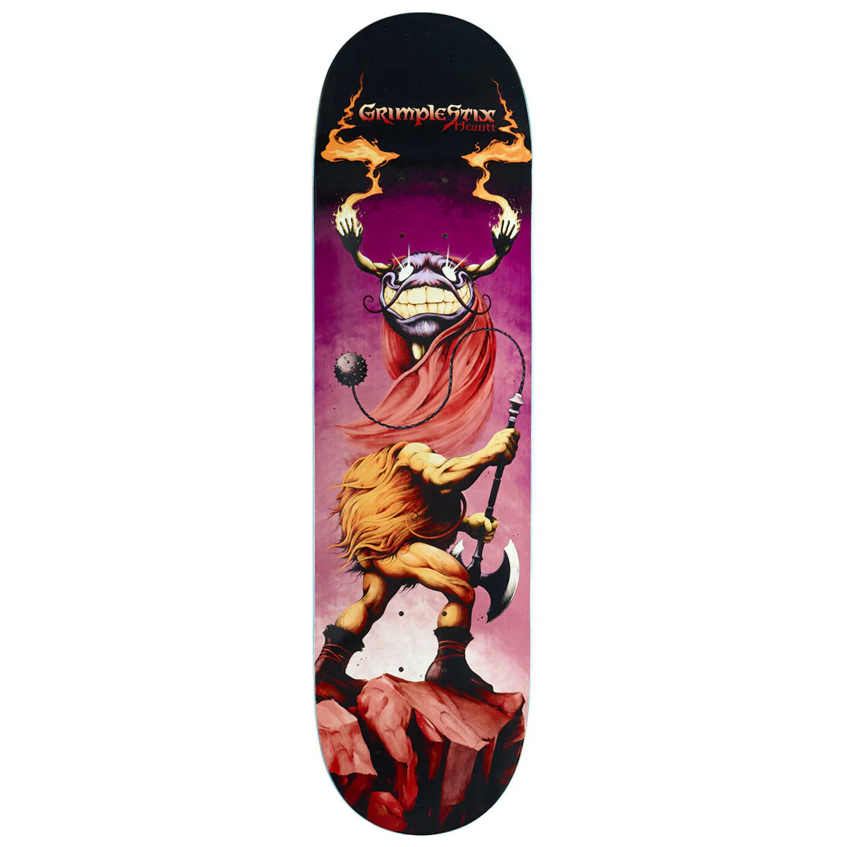 Anti-Hero Grimplestix Barbarians Hewitt Skateboard Deck - 8.50"