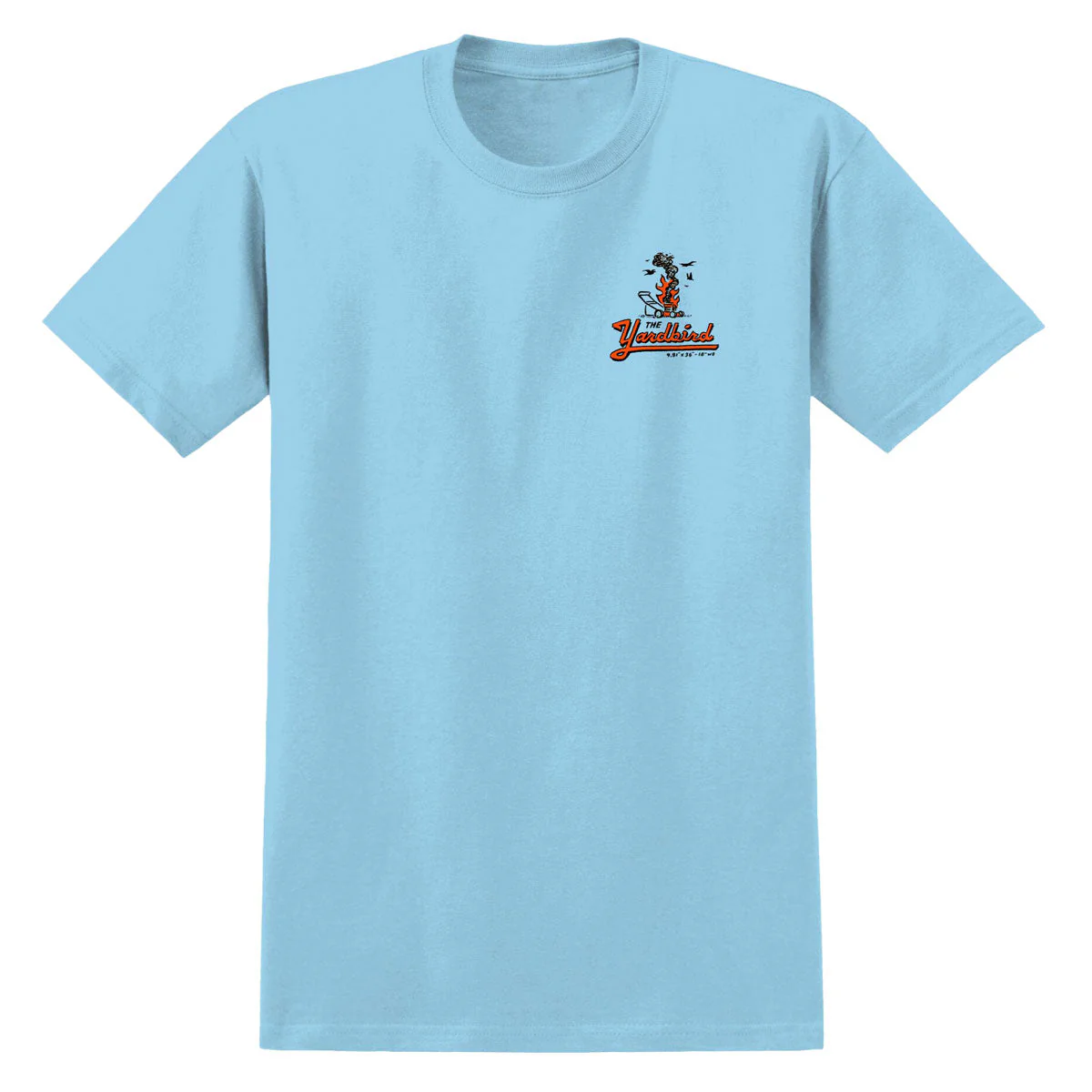 Anti-Hero Jalopi Yardbird T-Shirt - Heather Light Blue - Image 2