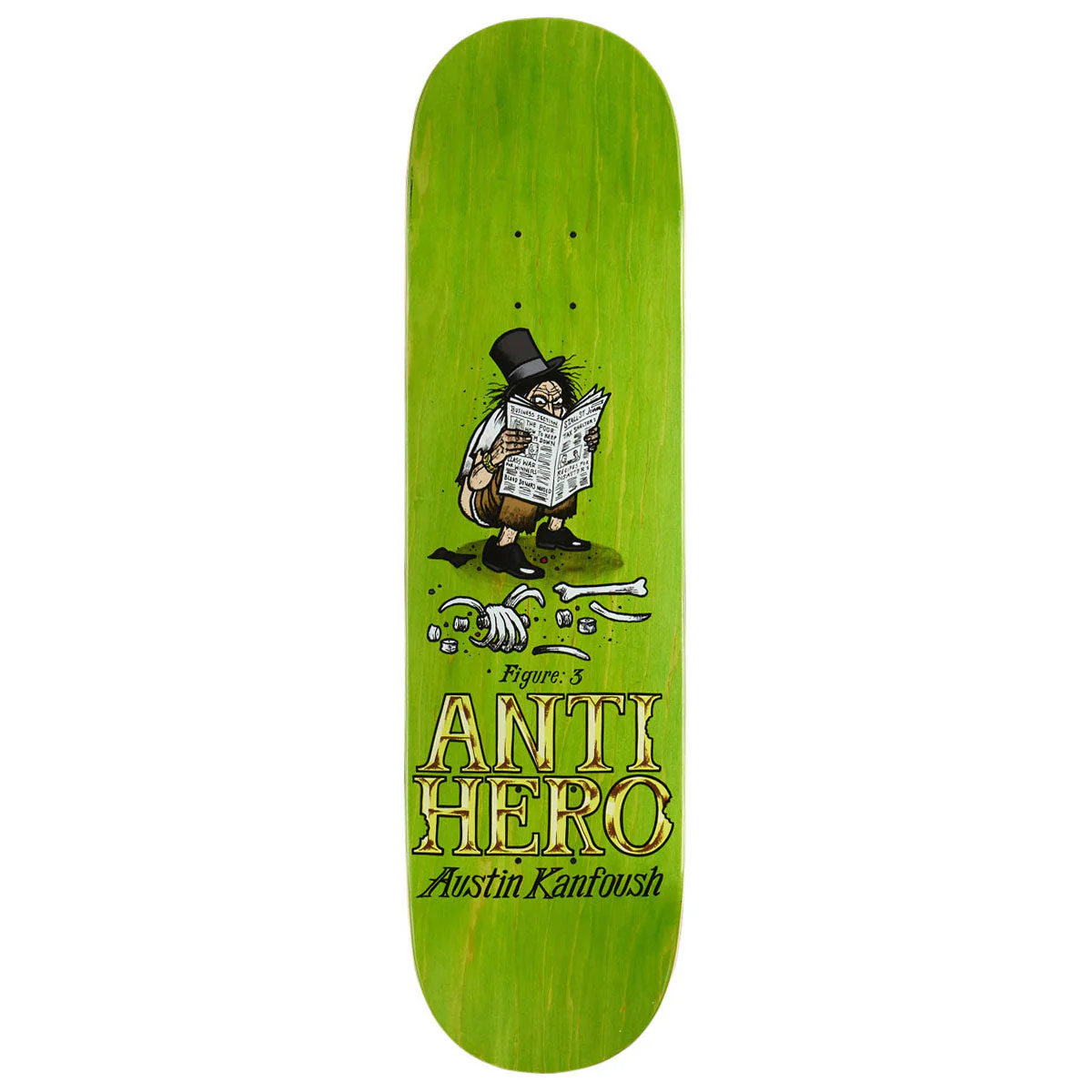 Anti-Hero Kanfoush Eat The Rich Skateboard Deck - 8.25"