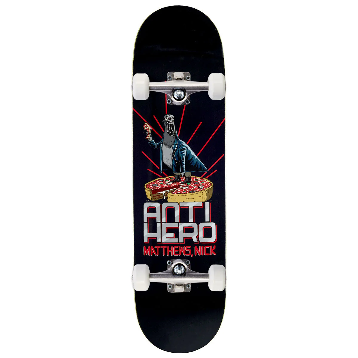 Anti-Hero Matthews P2 Judgement Day Skateboard Complete - Black - 8.38"