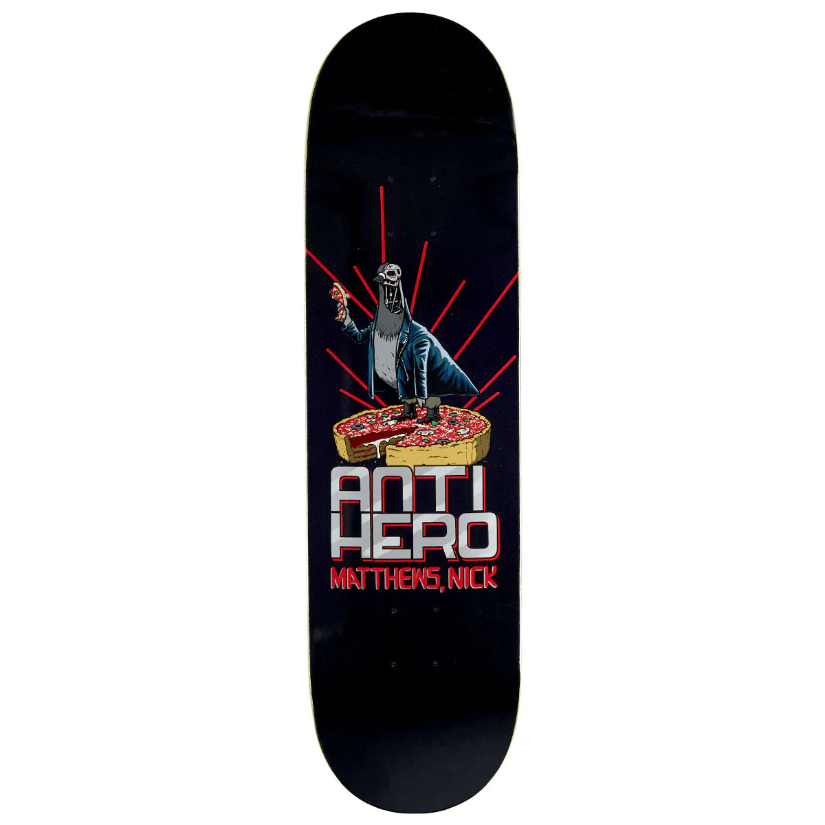 Anti-Hero Matthews P2 Judgement Day Skateboard Deck - Black - 8.38"