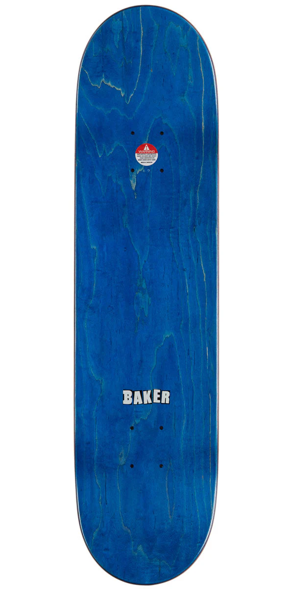 Baker Brand Logo Skateboard Deck - White - 8.00" - Image 2