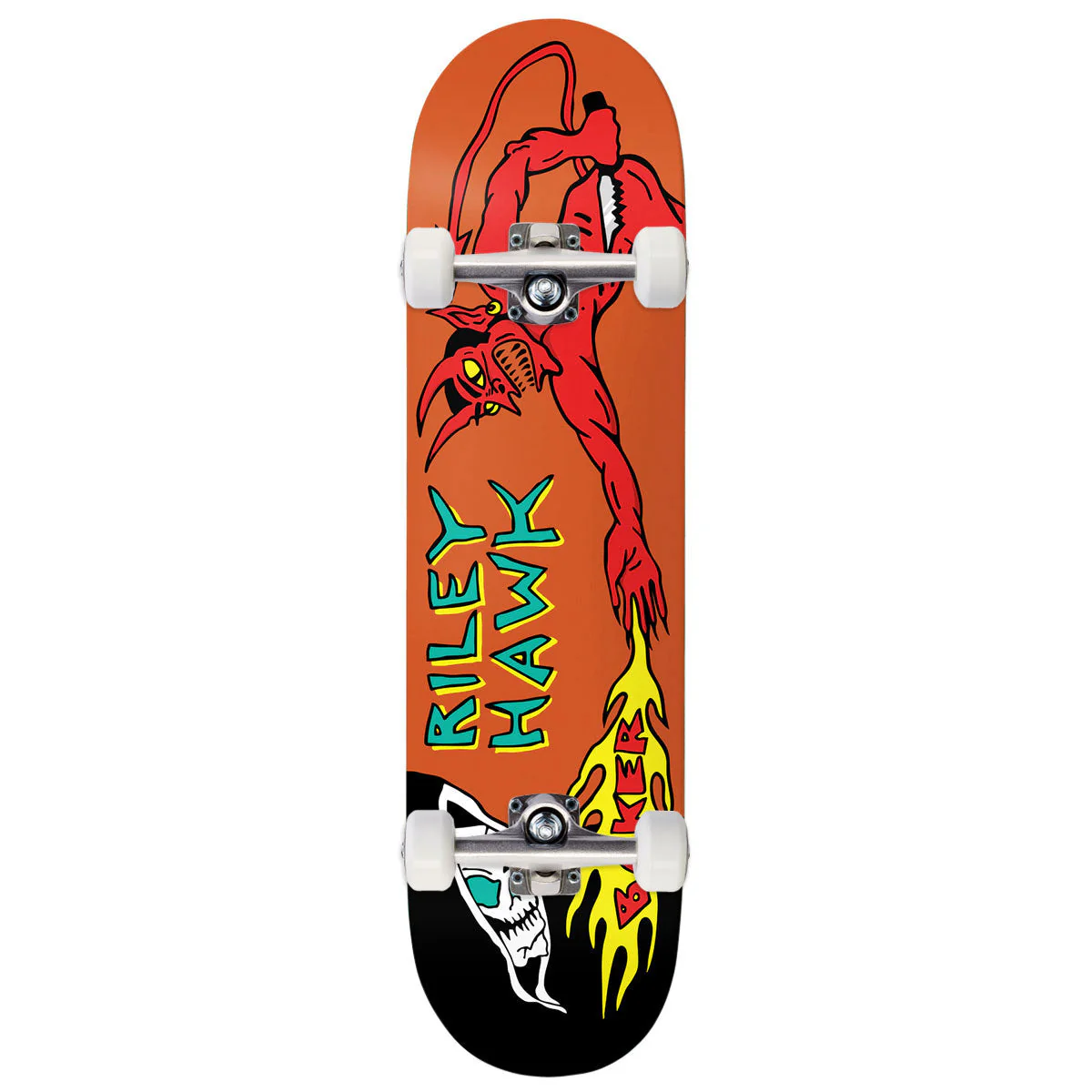 Baker Riley Hawk Evil vs Evil Skateboard Complete - 8.50"