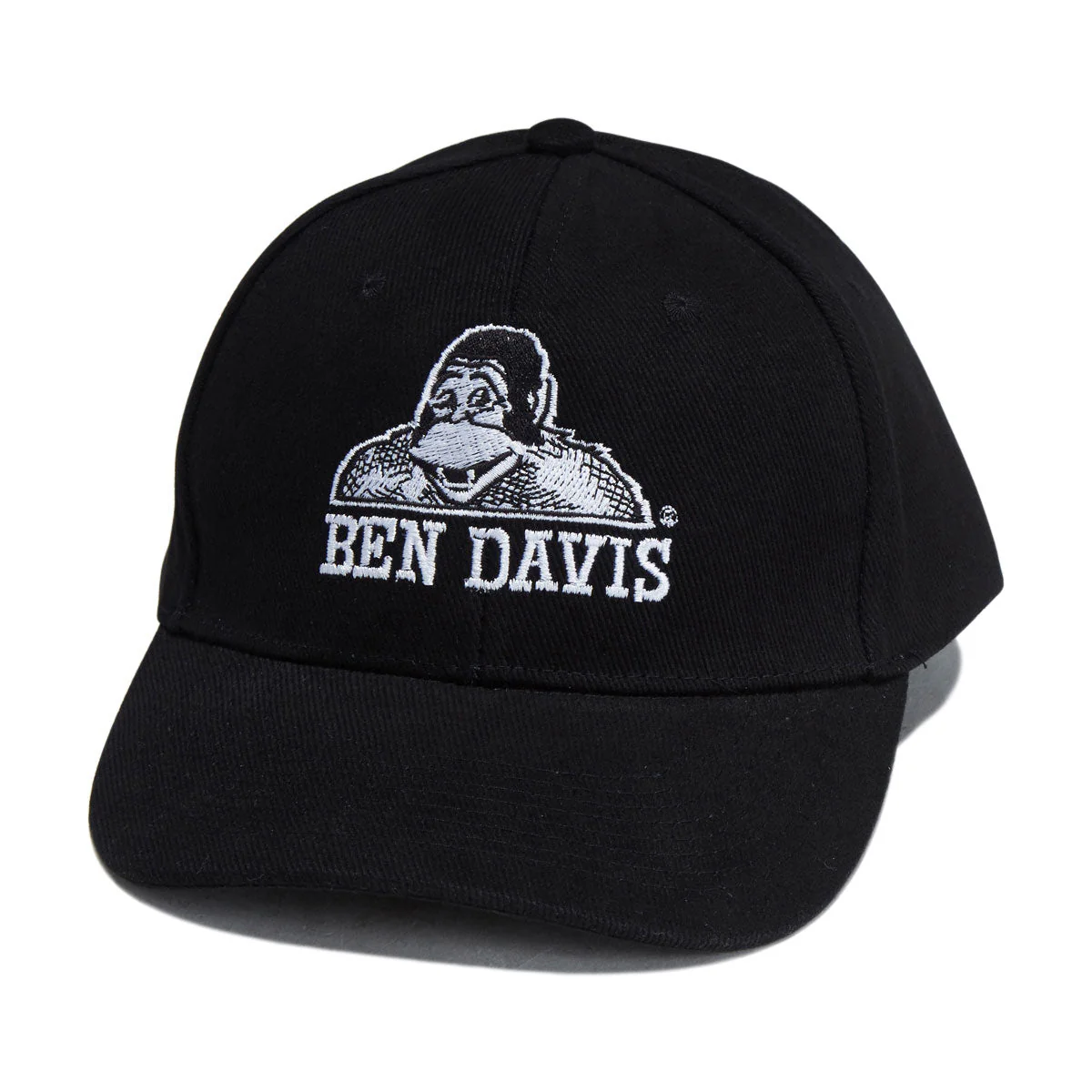 Ben Davis Baseball Hat - White Embroidery