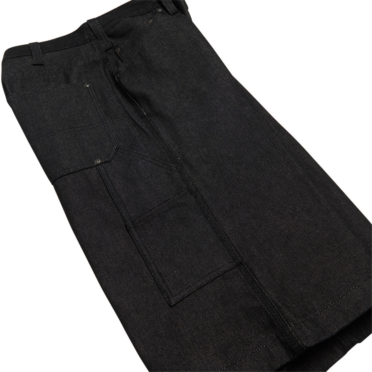Ben Davis Carpenter Shorts - Black Denim - Image 4