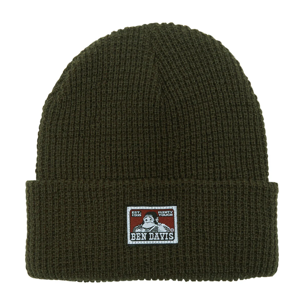 Ben Davis Waffle Beanie - Moss