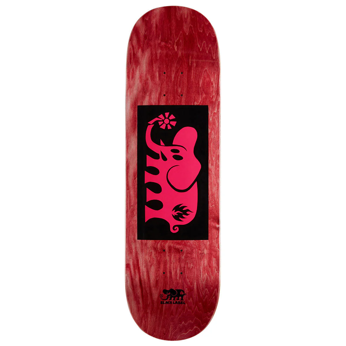 Black Label Elephant Block Skateboard Deck - Pink - 8.75"