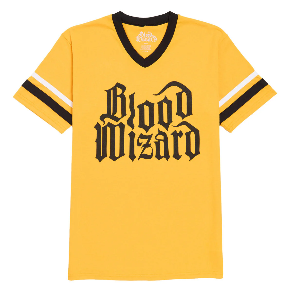 Blood Wizard Outer Realm Stripe T-Shirt - Gold