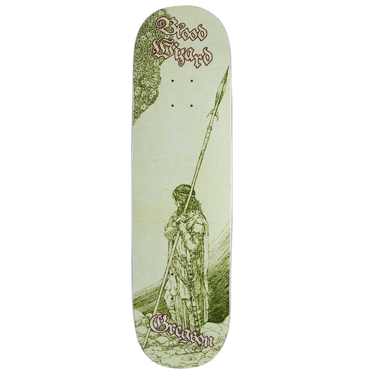 Blood Wizard Stronghold Gregson Saint Skateboard Deck - 8.60"