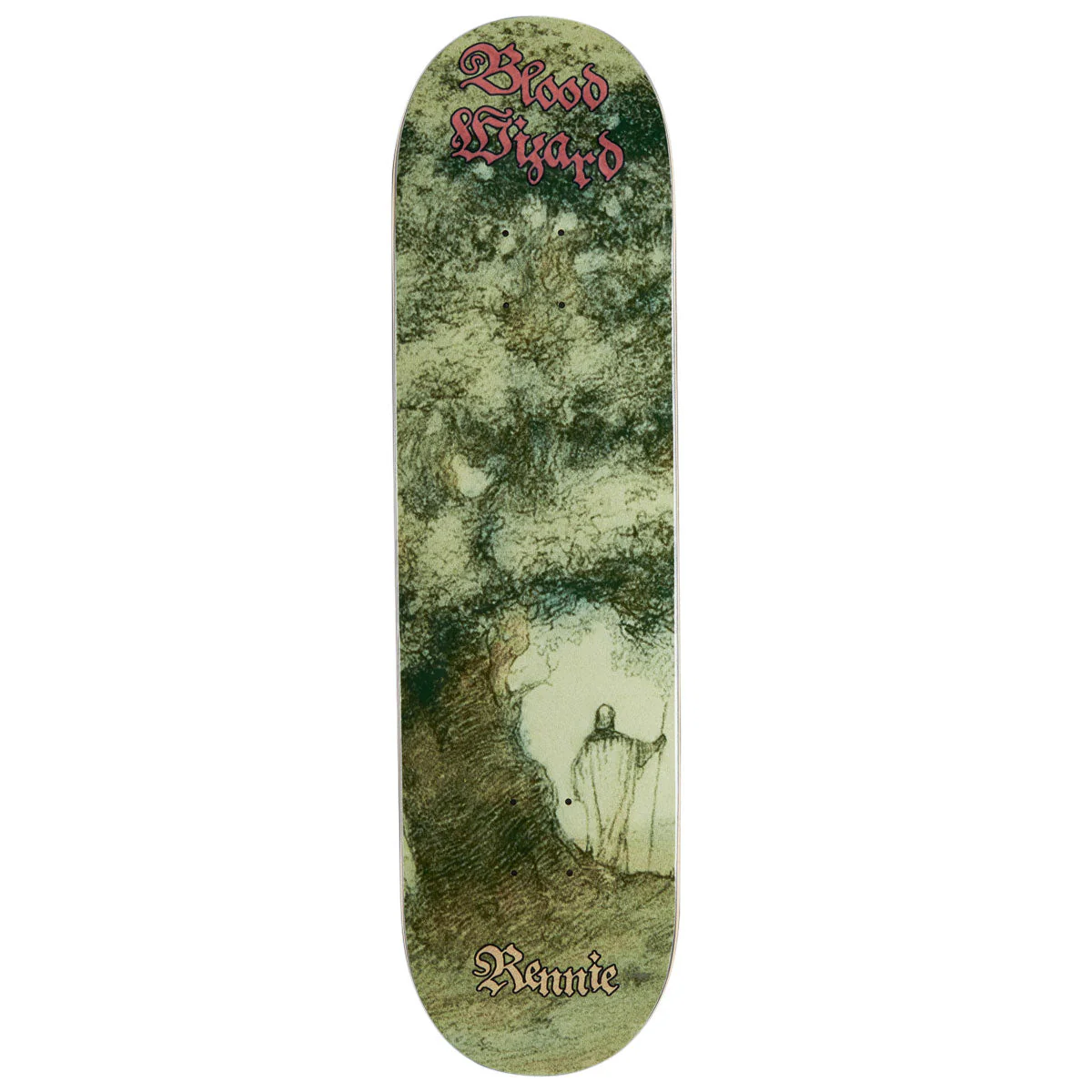 Blood Wizard Stronghold Rennie Adler Skateboard Deck - 8.25"