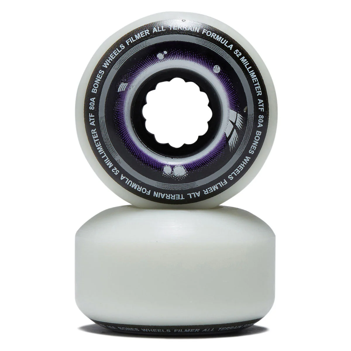 Bones ATF Filmers 80a Skateboard Wheels - 52mm - Image 2