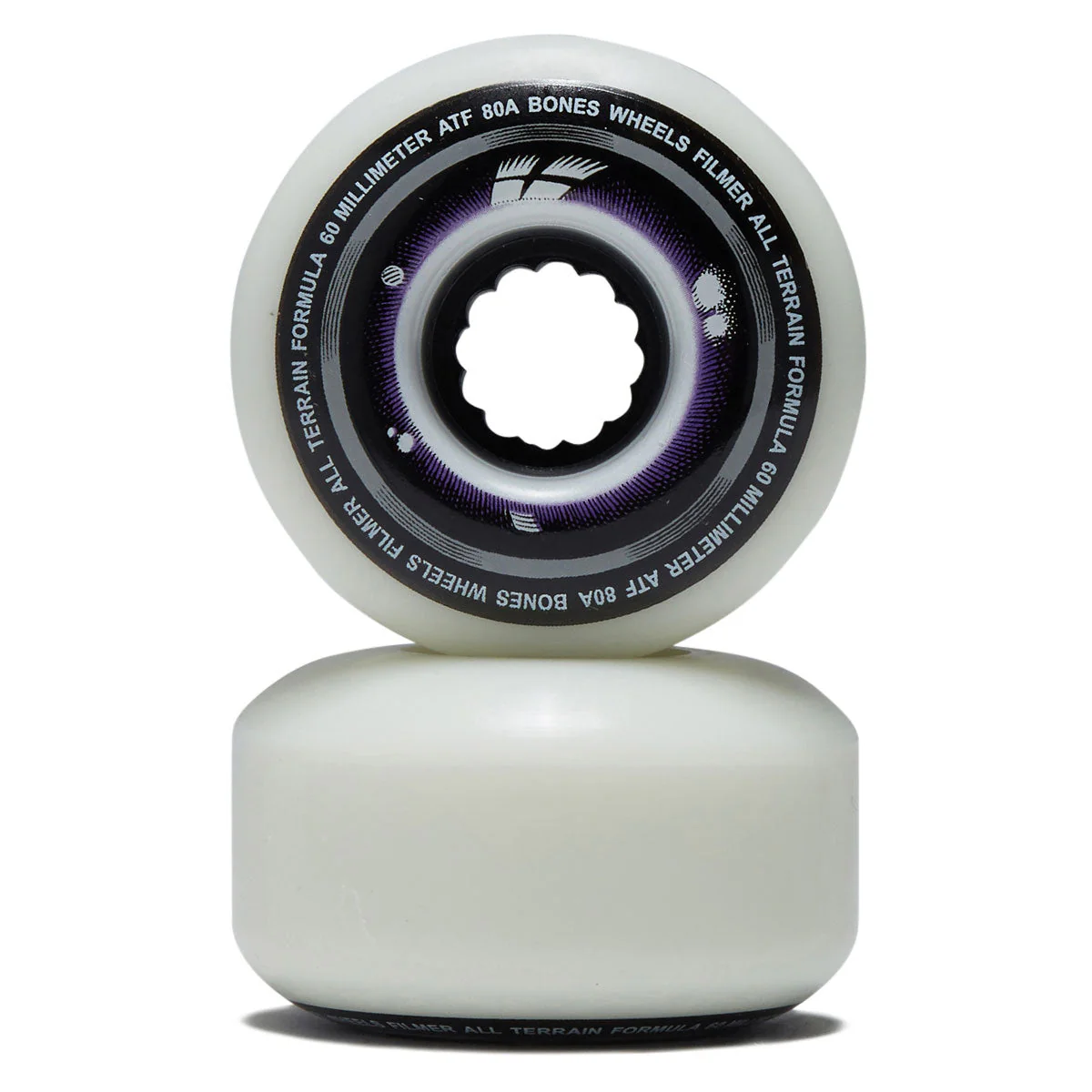 Bones ATF Filmers 80a Skateboard Wheels - 60mm - Image 2