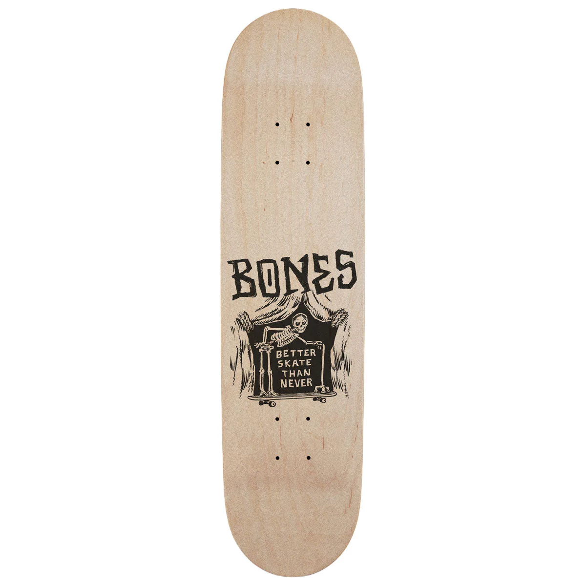Bones Better Skate Than Never Grip tape - Clear - 10.50" - Image 2