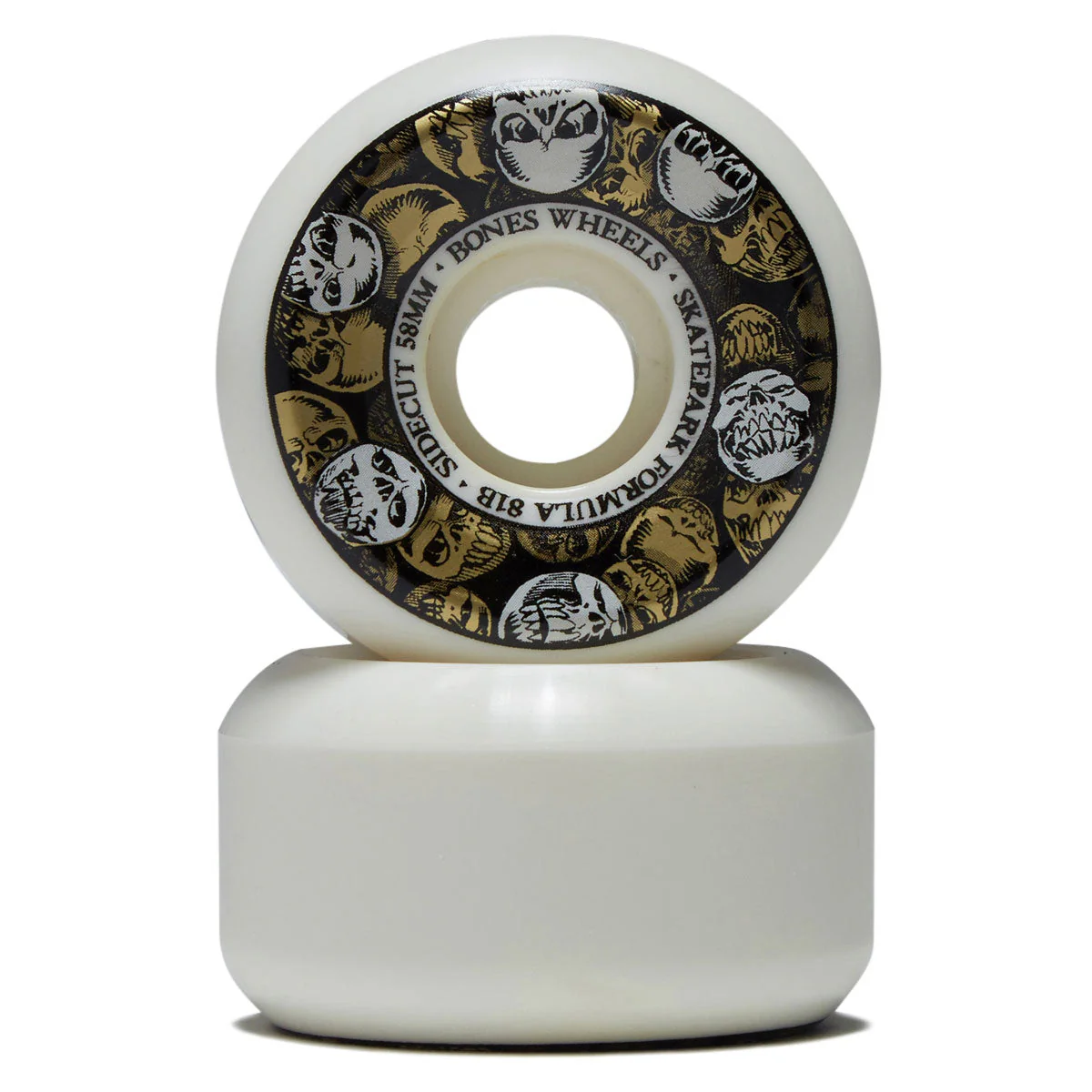 Bones SPF Sidecuts 101a V5 Sidecut Skateboard Wheels - 58mm - Image 2
