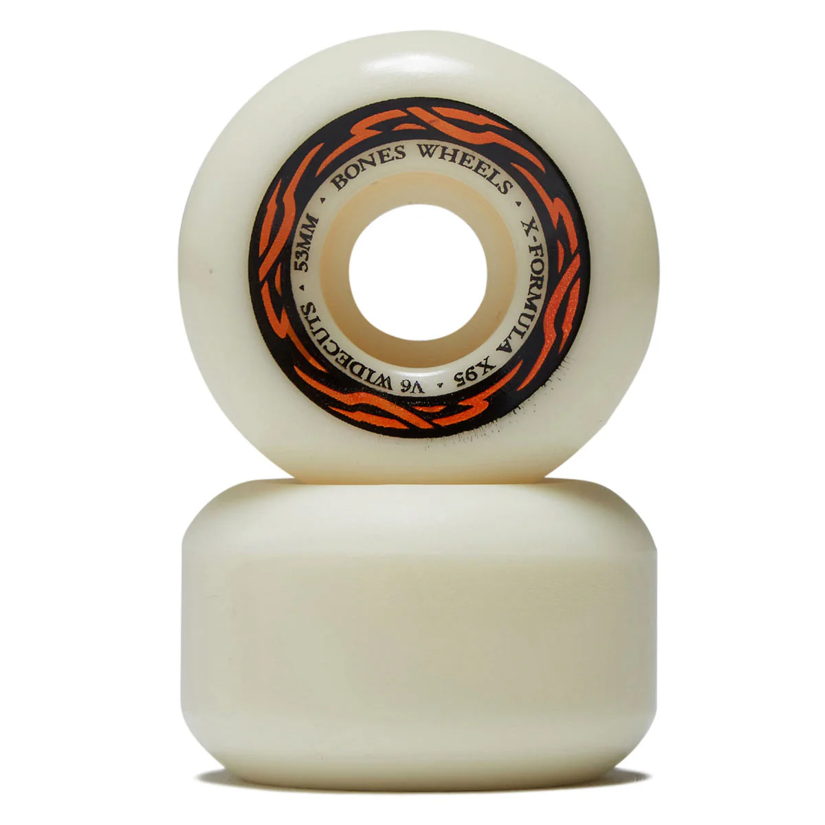 Bones X-Formula Widecuts 95a V6 Wide-Cut Skateboard Wheels - 53mm - Image 2