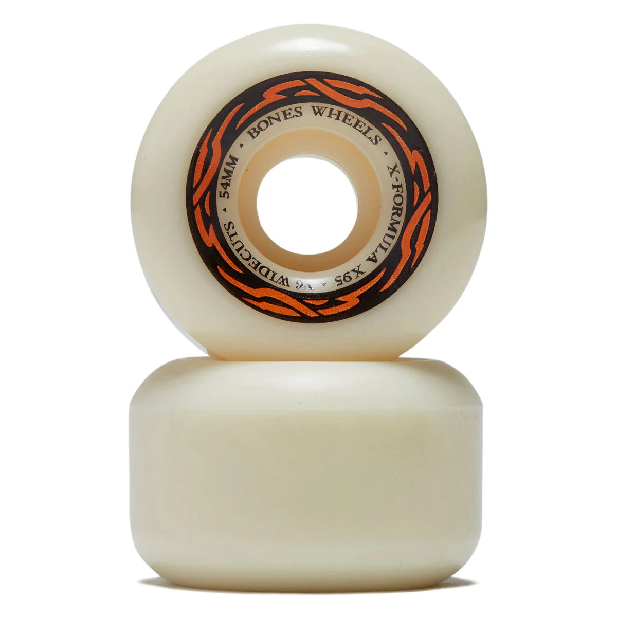 Bones X-Formula Widecuts 95a V6 Wide-Cut Skateboard Wheels - 54mm - Image 2