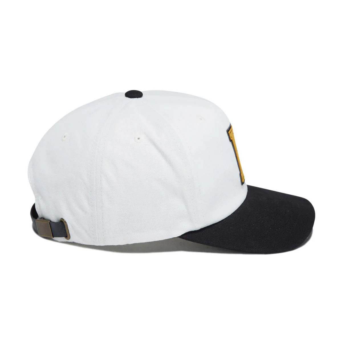 Brixton Big B Mp Hat - Off White/Black/Mustard - Image 3