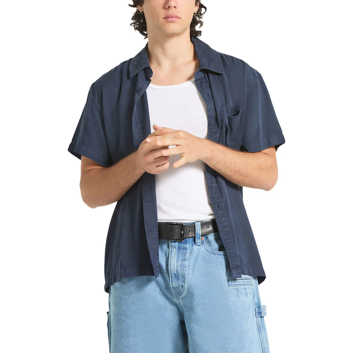 Brixton Cooling Comfort Shirt - Midnight Navy - Image 2