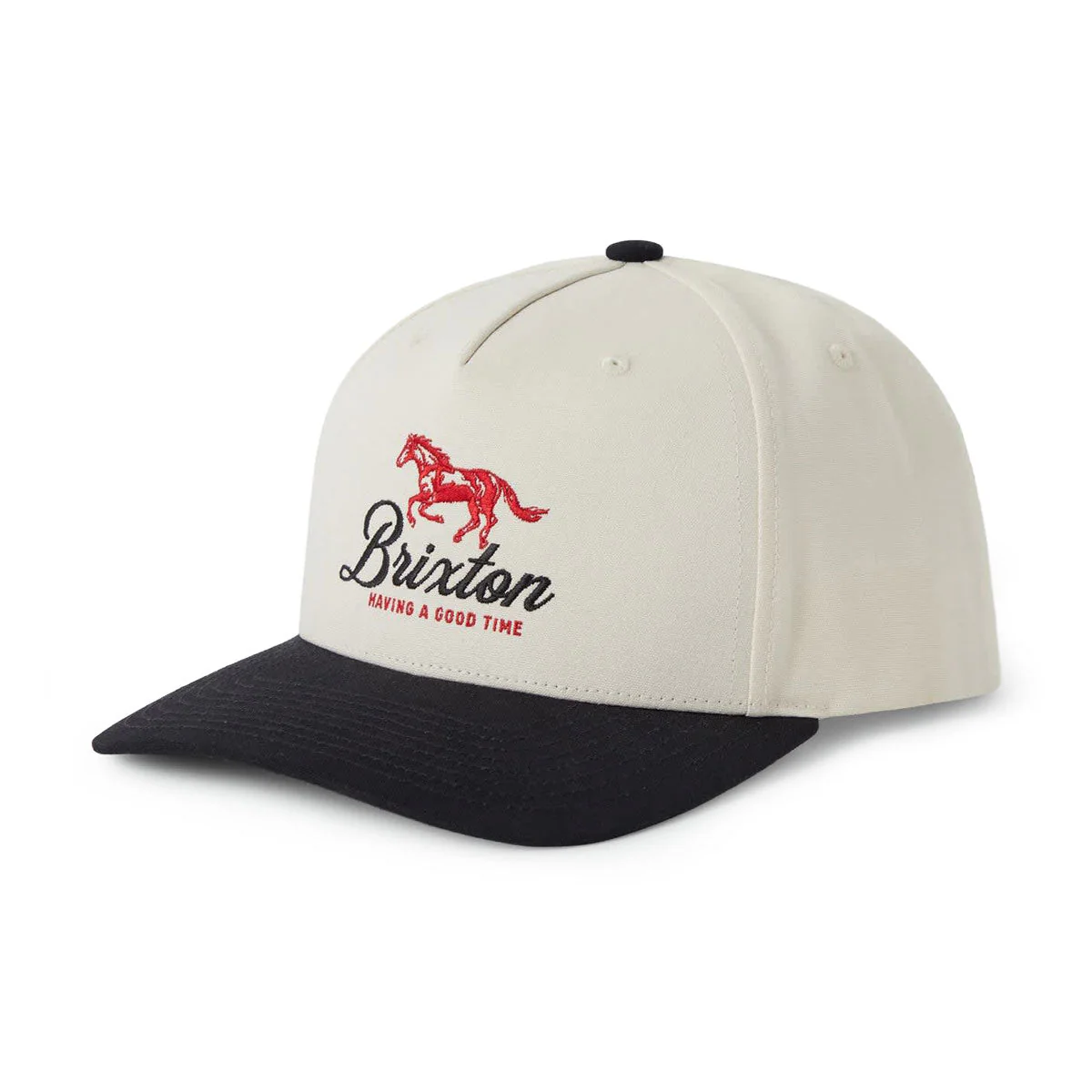 Brixton Good Times C Mp Snapback Hat - Black/Whitecap