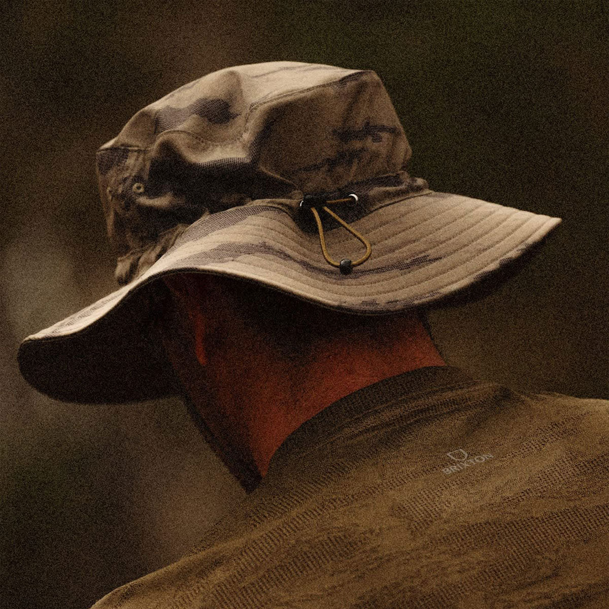 Brixton Journey Boonie Hat - Olive Tiger Camo - Image 4