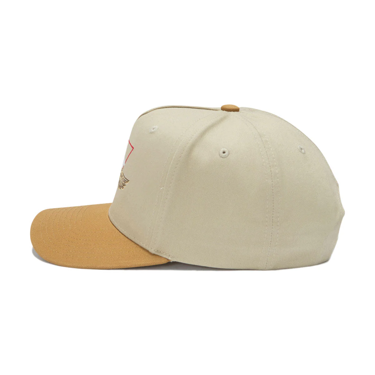 Brixton Opal C Np Mp Snapback Hat - Sand/Dark Khaki - Image 4