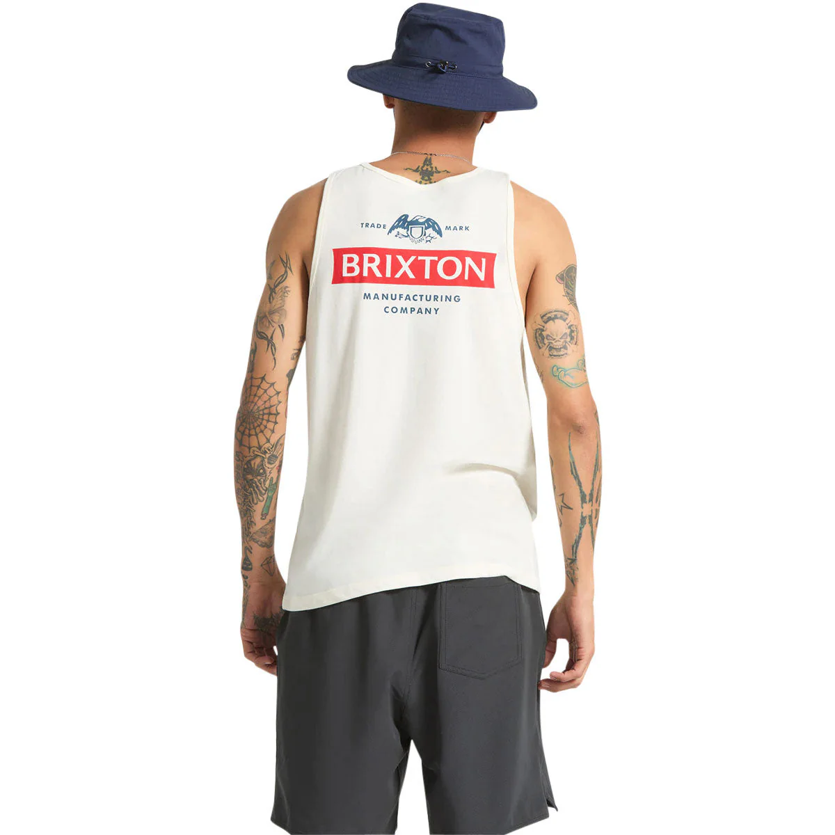 Brixton Pinnacle Tank Top - Off White - Image 5