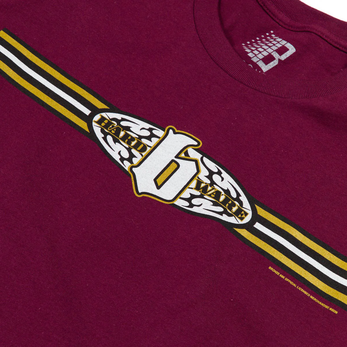 Bronze 56k Older Brother T-Shirt - Burgundy - Image 2