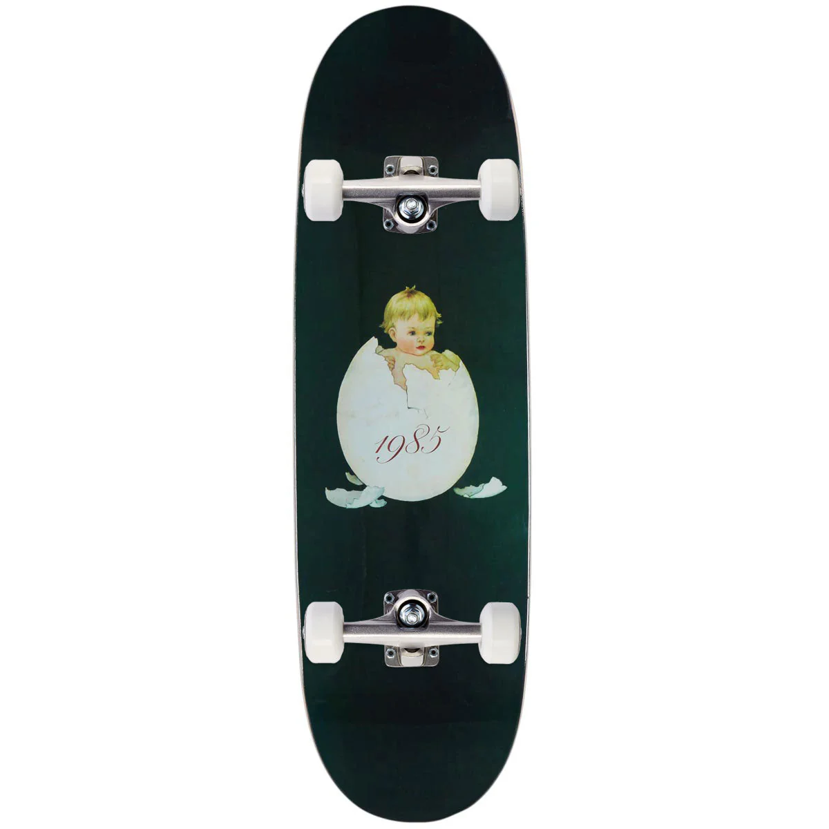 CCS 1985 Egg Shaped Skateboard Complete - Green - 9.00"