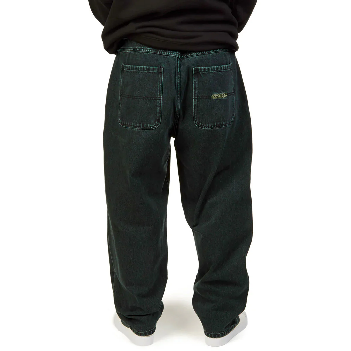 CCS Baggy Taper Denim Jeans - RL Acid Green - Image 4