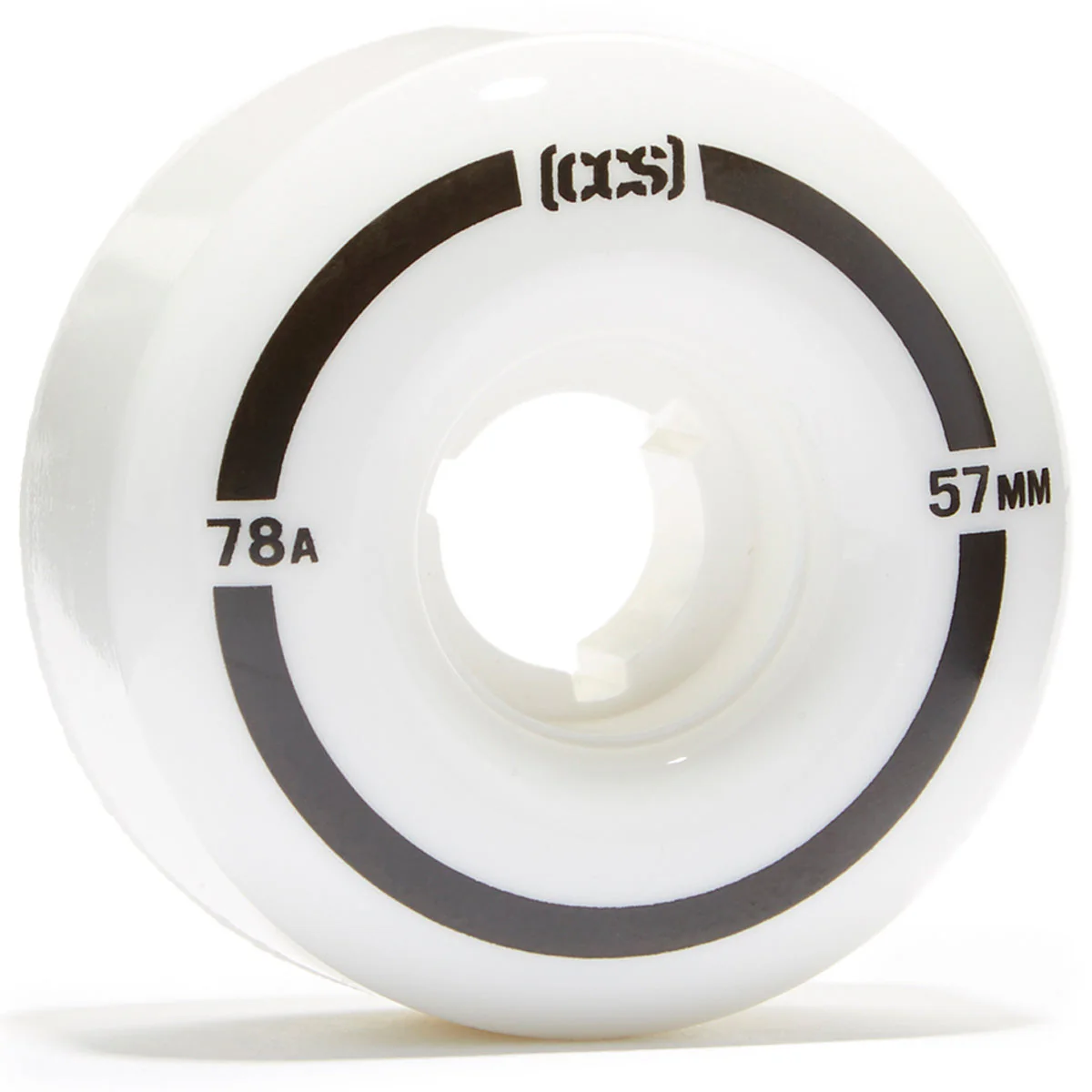 CCS Cruiser 78a Skateboard Wheels - White - 57mm