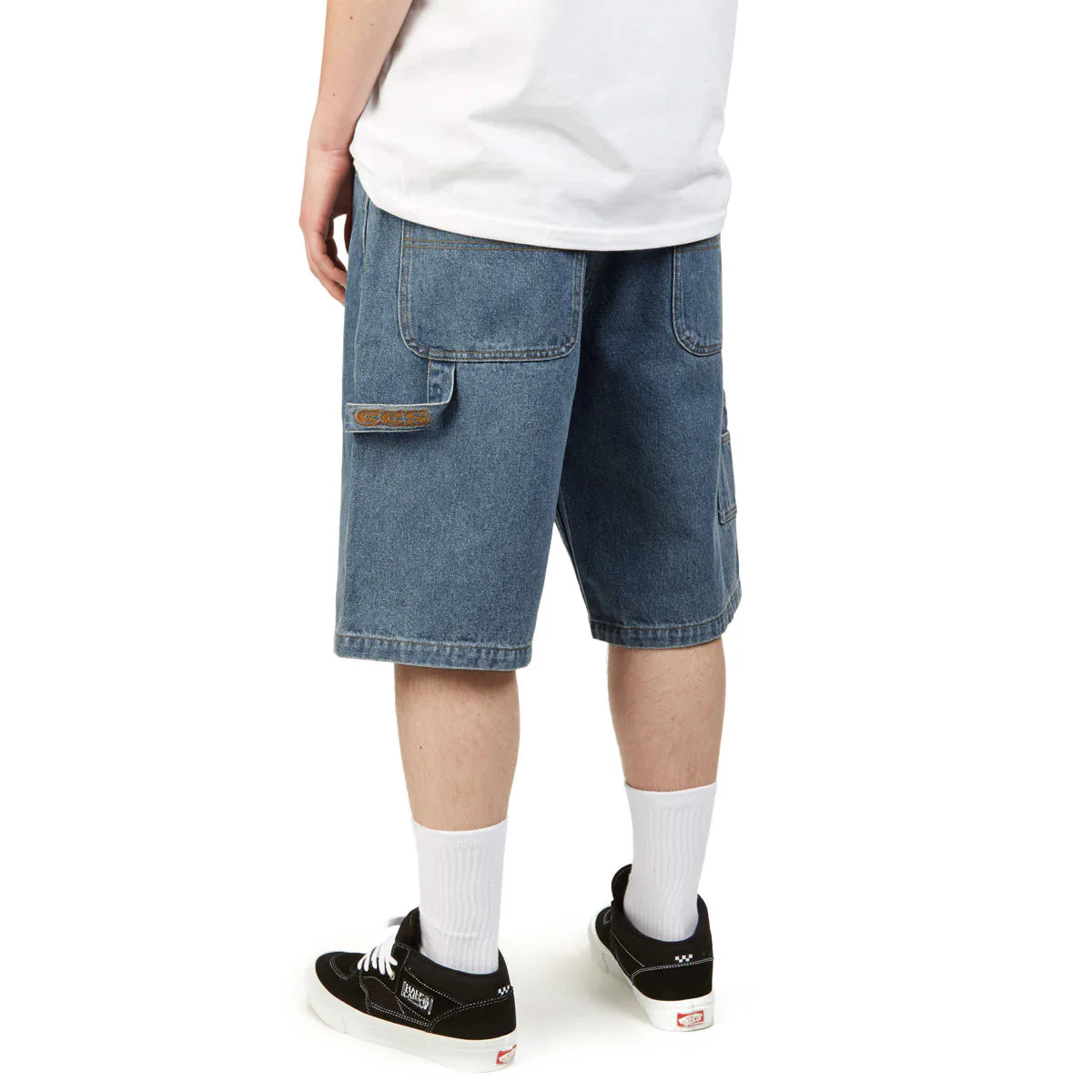 CCS Hammer Loop Jean Shorts - Medium Wash - Image 3