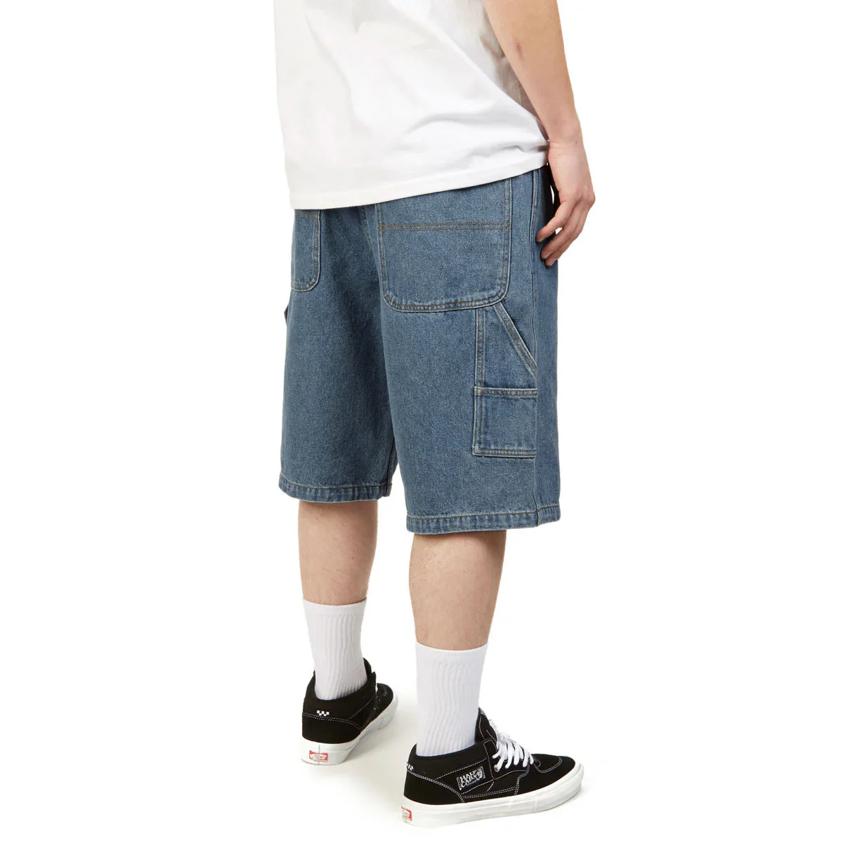 CCS Hammer Loop Jean Shorts - Medium Wash - Image 4