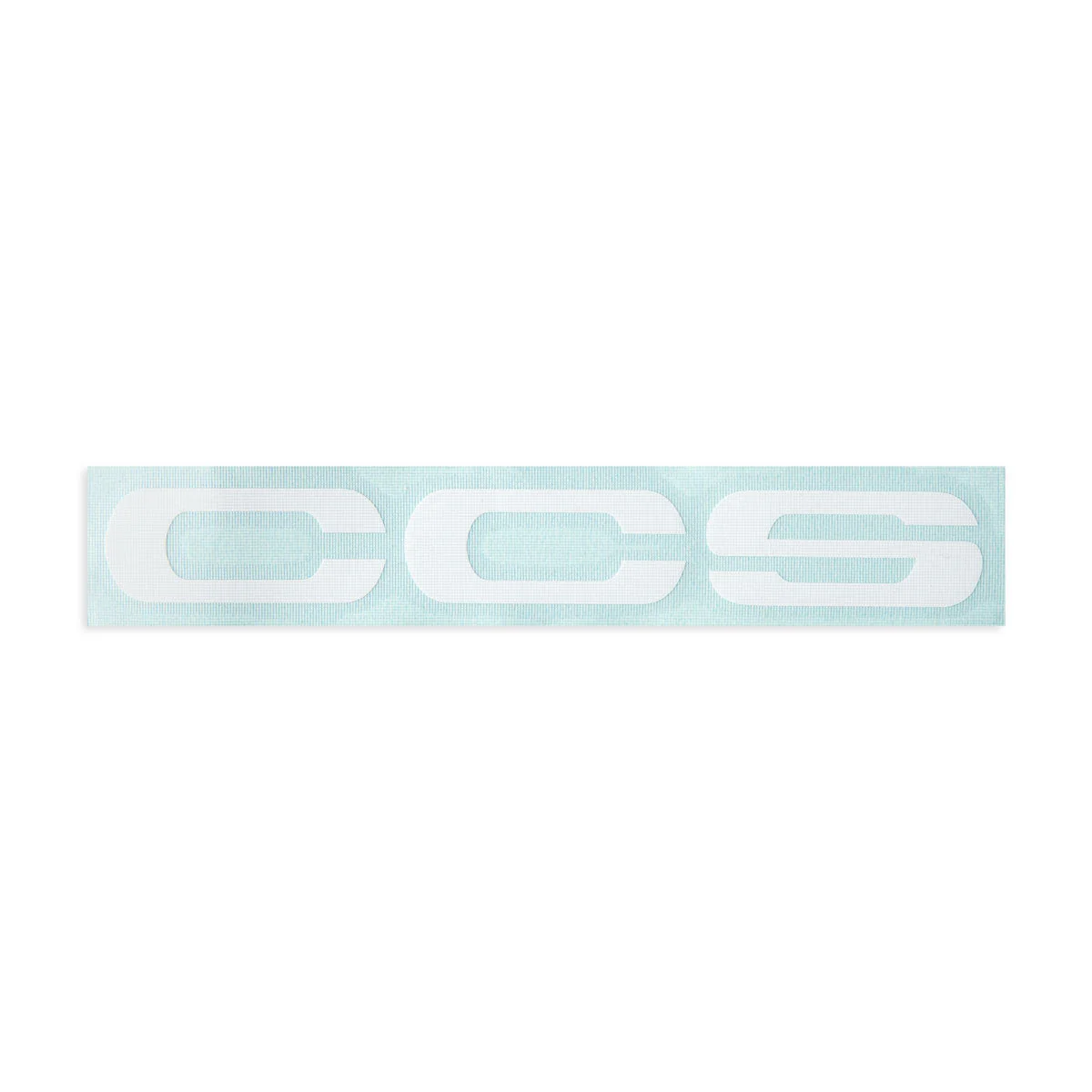 CCS New Logo Decal Sticker - White - 6"