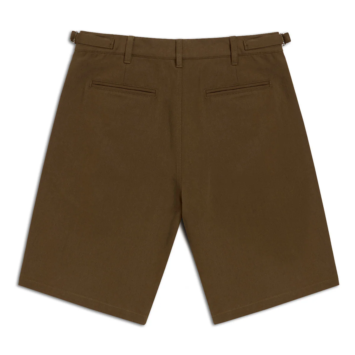 CCS Pleated Chino Shorts - Brown - Image 5
