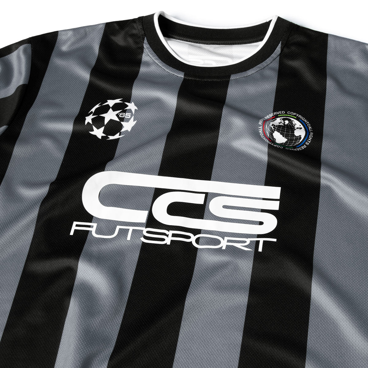 CCS Retro '85 Long Sleeve Soccer Jersey - Black Stripe - Image 3
