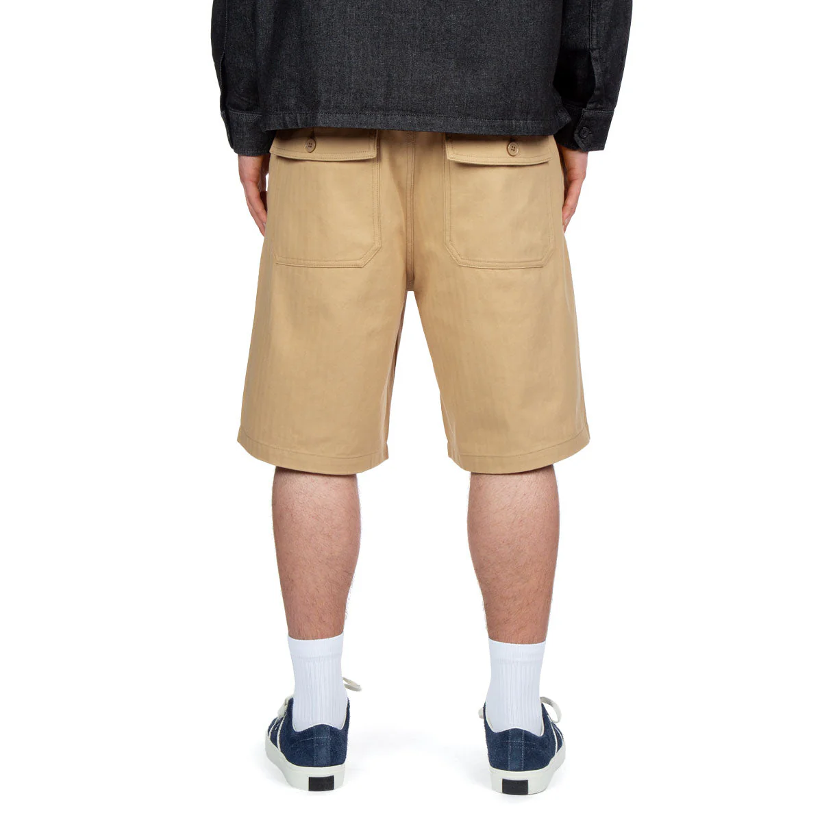 CCS Surplus Herringbone Shorts - Khaki - Image 4