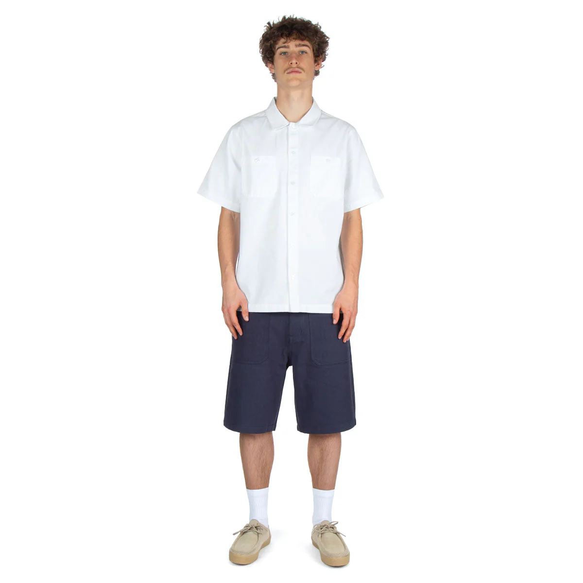 CCS Surplus Herringbone Shorts - Navy - Image 3