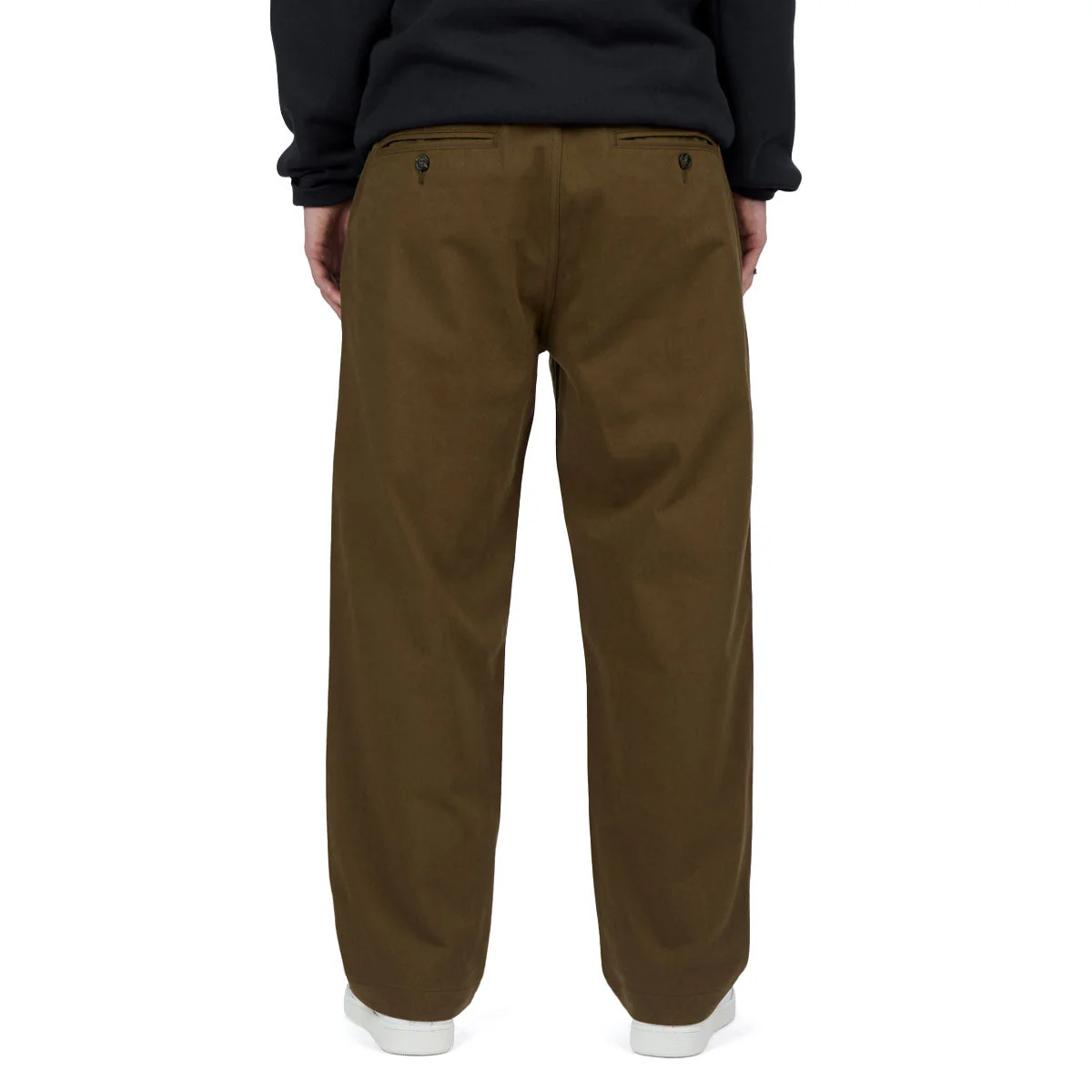 CCS Wide Leg Chino Pants - Brown - Image 5
