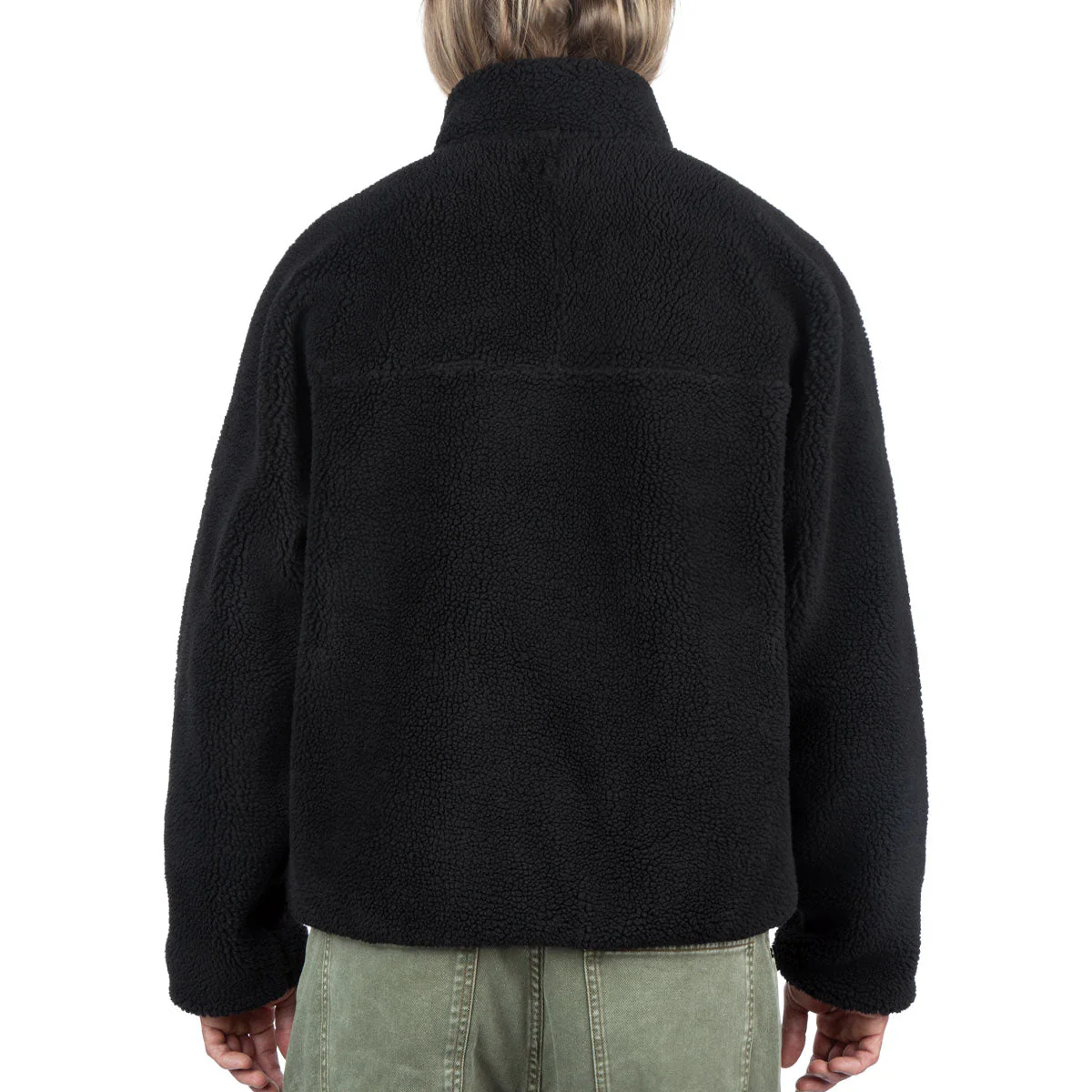 CCS Worldwide Sherpa Fleece Jacket - Black - Image 3