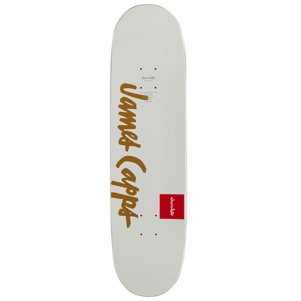 Chocolate Capps OG Chunk Skateboard Deck - 2025 - 8.50" - Image 2