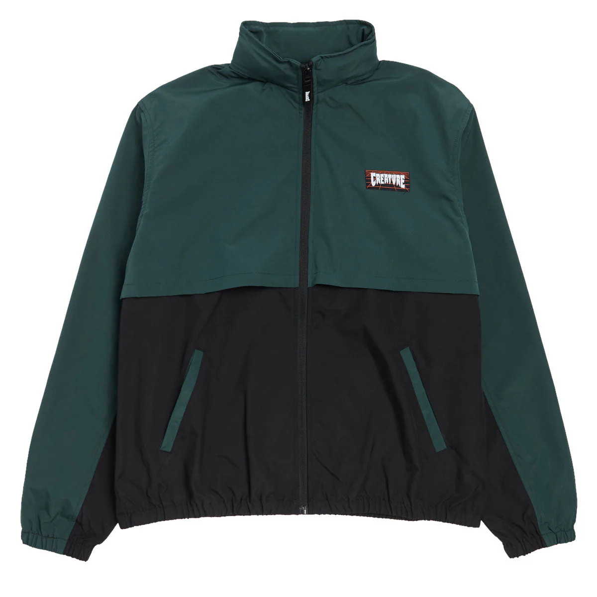 Creature Lost At Sea Packable Jacket - Black/Green