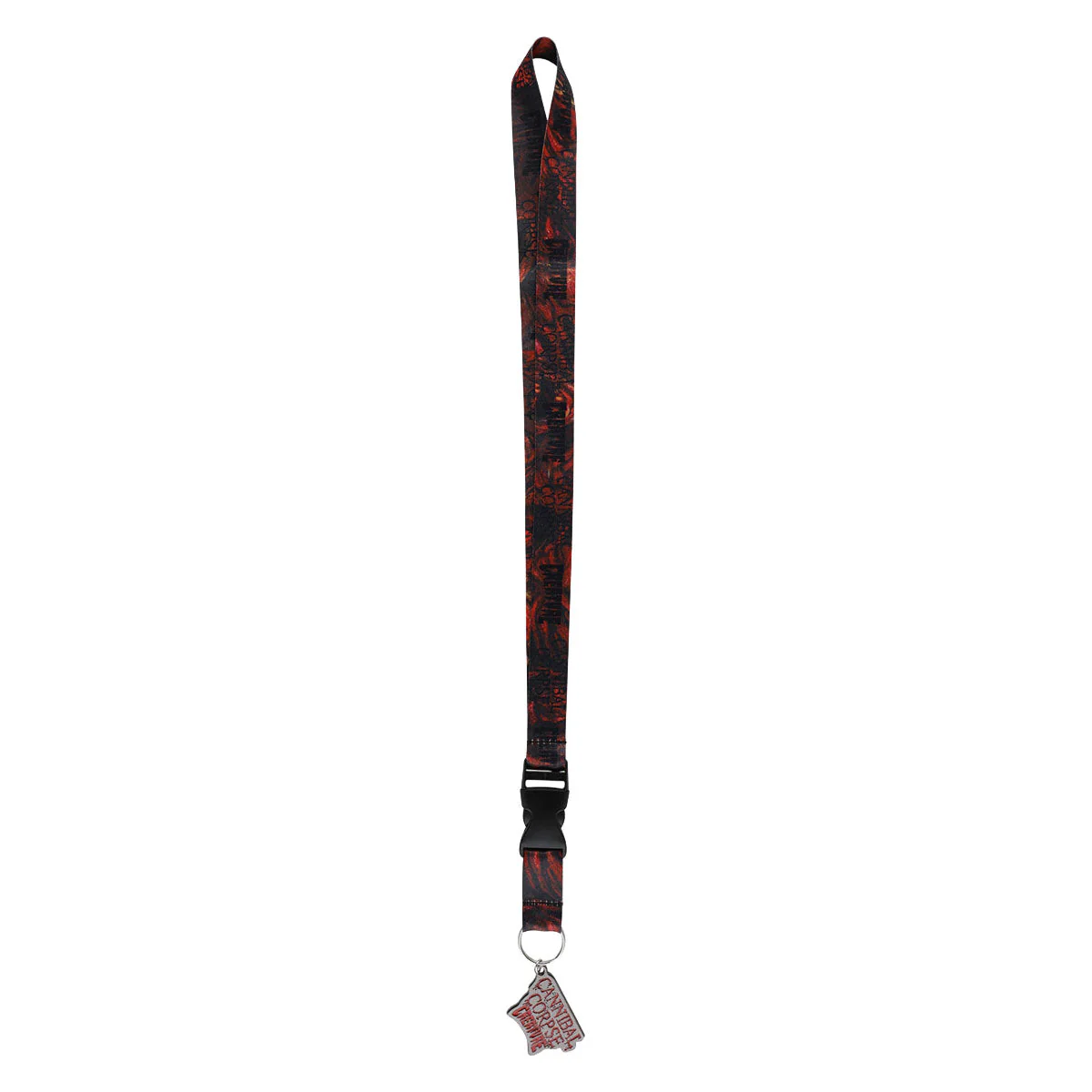 Creature x Cannibal Corpse Lanyard Keychain - Red/Black