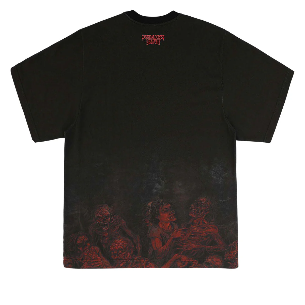 Creature x Cannibal Corpse Ringer T-Shirt - Black - Image 2