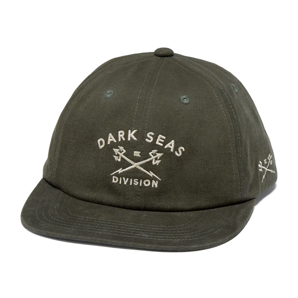 Dark Seas Tridents Low Pro Hat - Olive
