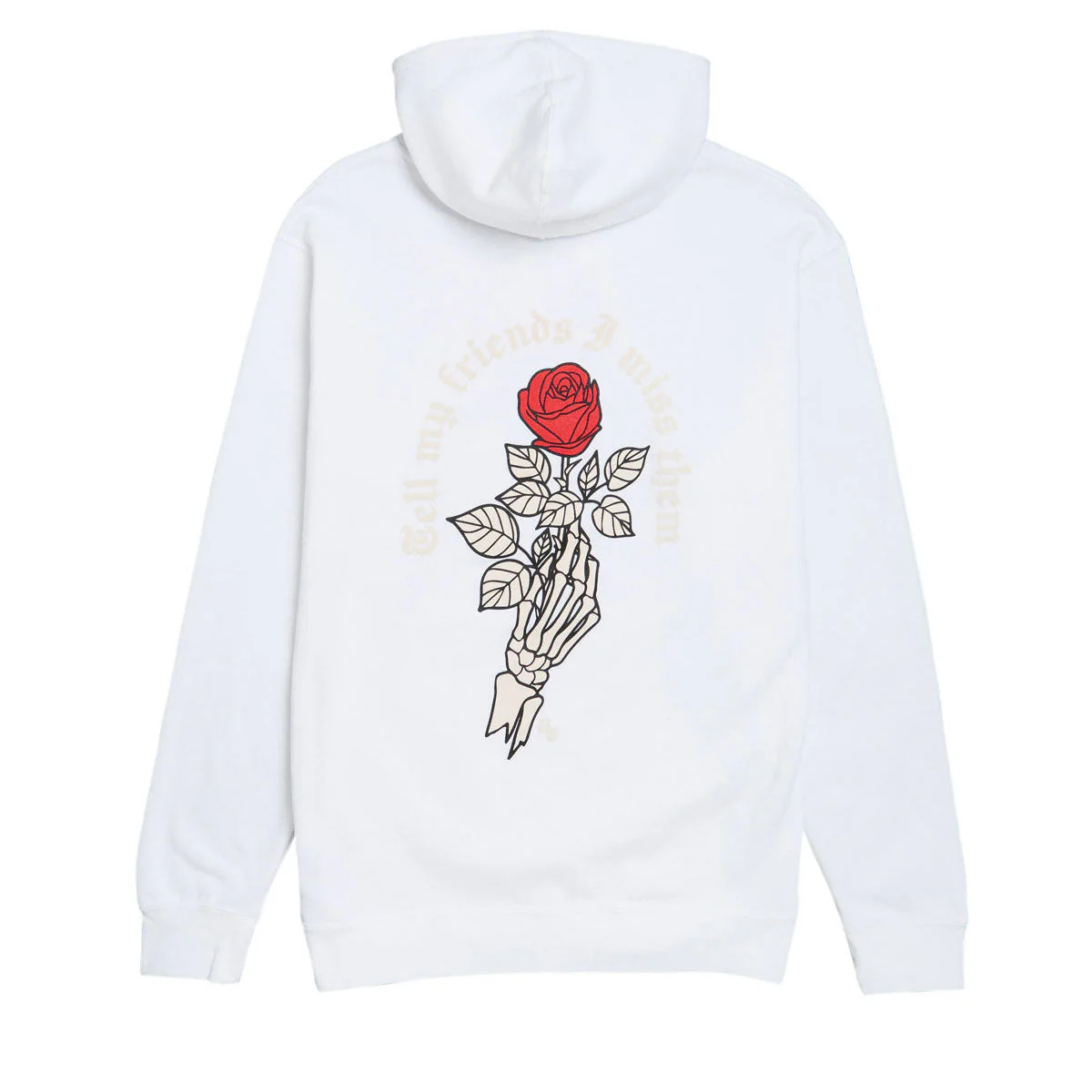 Designer Trash Tell Your Friends Hoodie - White