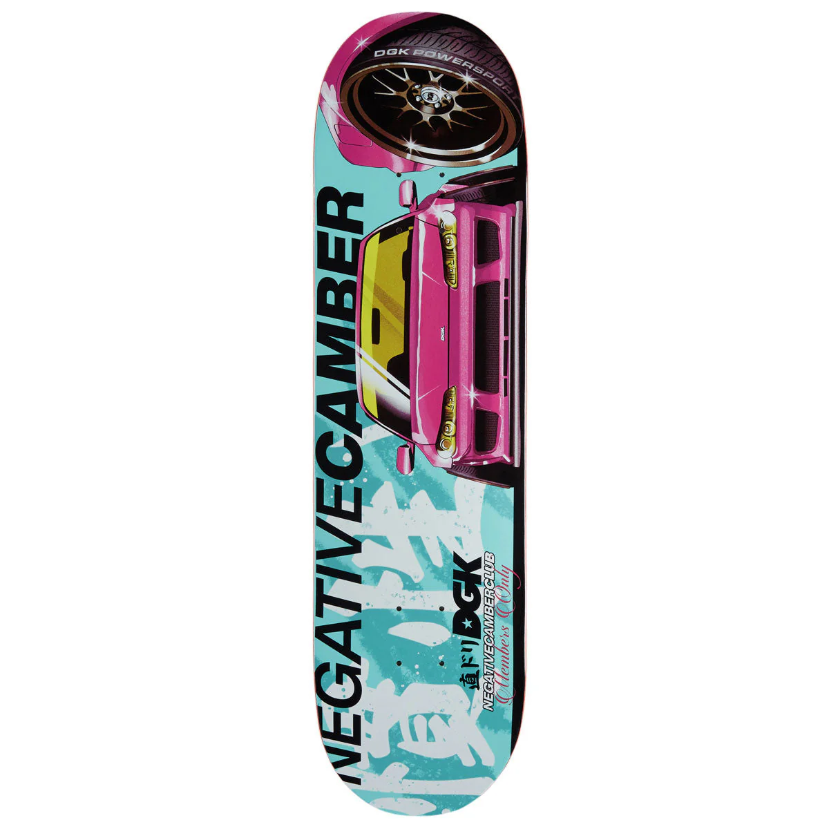 DGK Camber Club Skateboard Deck - Blue - 8.25"